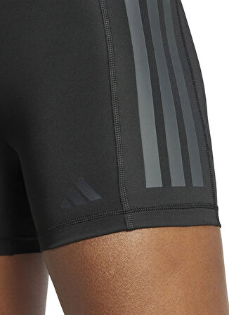 adidas JG6144 OPT 3S 1/4 Siyah Düz Kadın Tayt