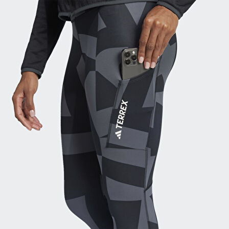 adidas JF1270 W MT TIGHTS AOP Kadın Spor Tayt