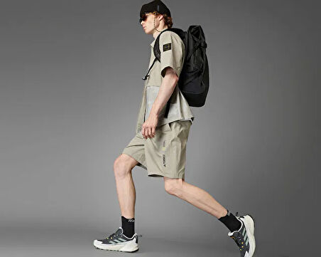 adidas Ng W.R Shorts Erkek Outdoor Koşu Şort JD5844 Bej