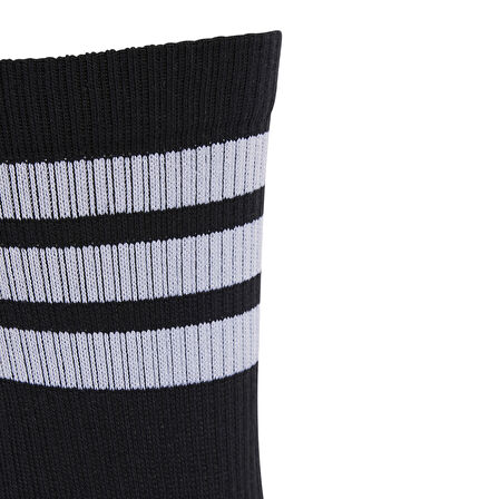 Logo 3'lü Unisex Siyah Günlük Stil Çorap JI6315