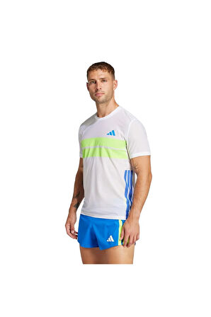 adidas Erkek  Beyaz  T-shirt ADIZERO R TEE M JD7316