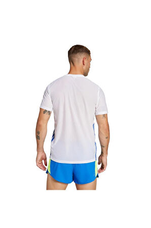 adidas Erkek  Beyaz  T-shirt ADIZERO R TEE M JD7316