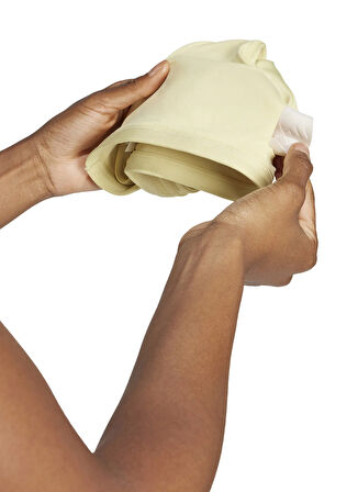 JD2117 AERIM LS STRNGT Sarı U Yaka Normal Kalıp Kadın Sporcu Sütyeni