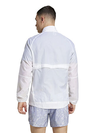 adidas JD7760 OTR 3S JACKET M Beyaz Normal Düz Erkek Zip Ceket
