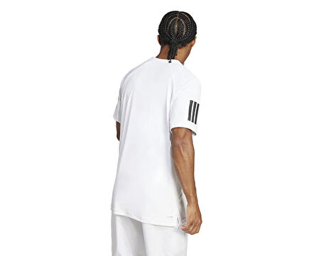 adidas Club 3Str Tee Erkek Tenis Tişörtü JE0413 Beyaz