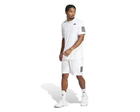 adidas Club 3Str Tee Erkek Tenis Tişörtü JE0413 Beyaz