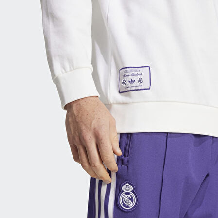 adidas JF2574 REAL ICON HZTP Erkek Sweatshirt