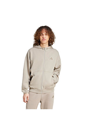 adidas Erkek  Bej  Ceket M FI SL FZ JD4947