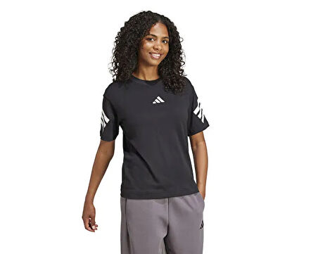 Adidas W Fı 3S Tee Kadın Günlük Tişört JE0237 Renkli