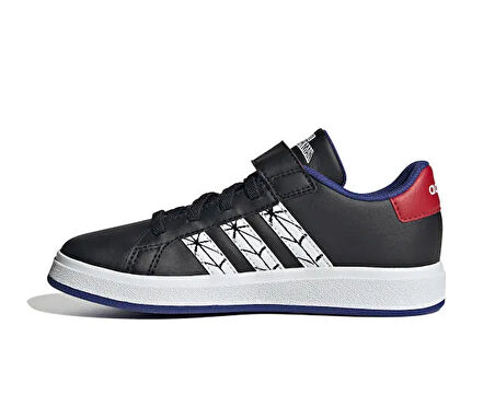 Adidas Grand Court Spider-Man El K Çocuk Günlük Ayakkabı JS0742 Siyah