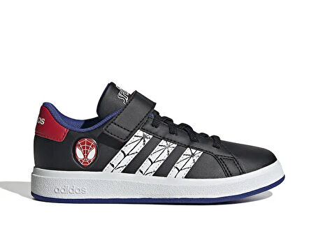 Adidas Grand Court Spider-Man El K Çocuk Günlük Ayakkabı JS0742 Siyah