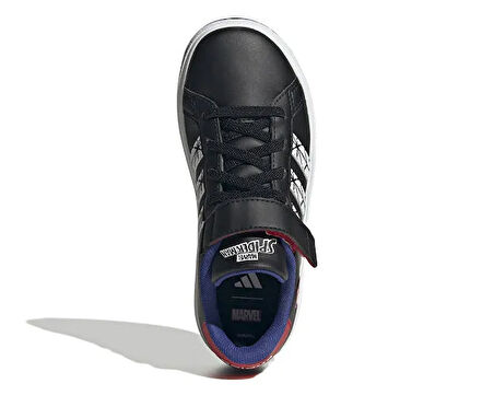 Adidas Grand Court Spider-Man El K Çocuk Günlük Ayakkabı JS0742 Siyah