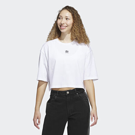 adidas JJ3385 ESS CROP TEE Kadın T-Shirt