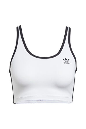 adidas Kadın  Beyaz  Sporcu Sütyeni 3S BRA TOP JD4613