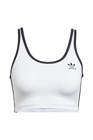 adidas Kadın  Beyaz  Sporcu Sütyeni 3S BRA TOP JD4613