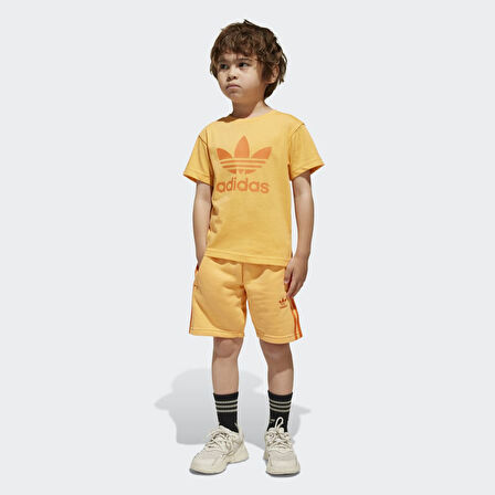 adidas JC9162 SHORT TEE SET Çocuk Eşofman Takımı