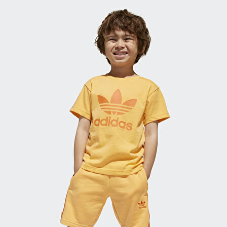 adidas JC9162 SHORT TEE SET Çocuk Eşofman Takımı