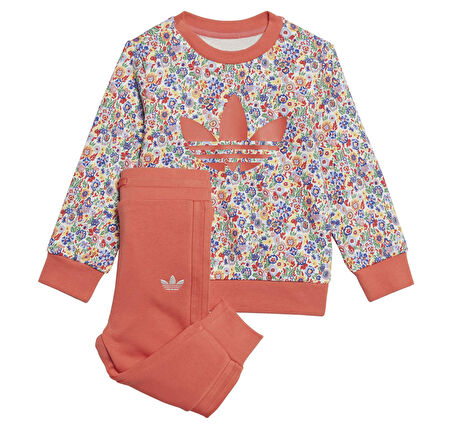 JC8050-B adidas Crew Set Bebek Eşofman Takımı Bronz