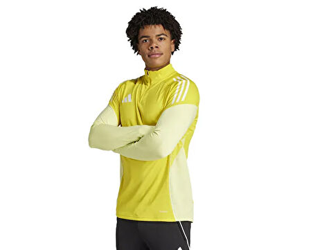 Adidas Tiro25C Tr Top Erkek Futbol Antrenman Uzun Kollu Tişört JI8956 Sarı