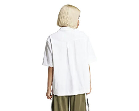 adidas Ess S Shirt Ls Kadın Günlük Gömlek JD1504 Mavi