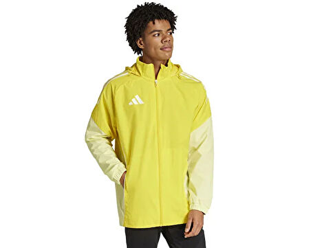 Adidas Tiro25C Aw Jkt Erkek Futbol Antrenman Yağmurluk JI8958 Sarı