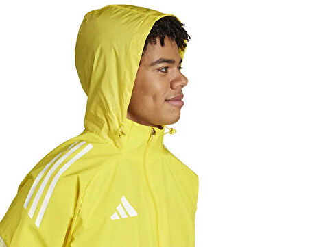 Adidas Tiro25C Aw Jkt Erkek Futbol Antrenman Yağmurluk JI8958 Sarı