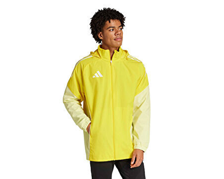 Adidas Tiro25C Aw Jkt Erkek Futbol Antrenman Yağmurluk JI8958 Sarı