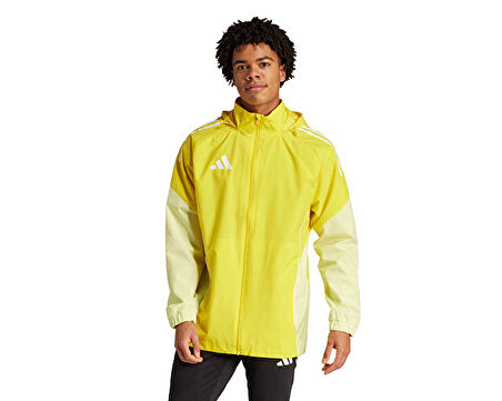 Adidas Tiro25C Aw Jkt Erkek Futbol Antrenman Yağmurluk JI8958 Sarı
