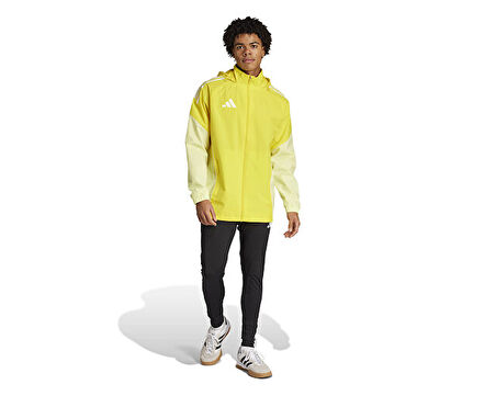 Adidas Tiro25C Aw Jkt Erkek Futbol Antrenman Yağmurluk JI8958 Sarı