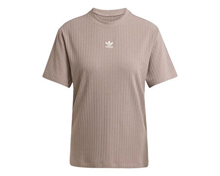 adidas Ess Wr Tee Kadın Günlük Tişört JD1491 Kahverengi