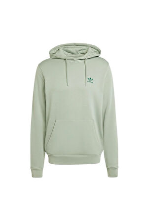 adidas ESS HOODIE FT Erkek  Yeşil  Sweatshirt JD2410