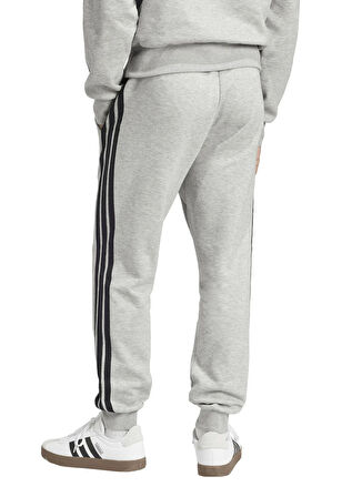 adidas JE6318 M 3S FL TC PT Açık Gri Lastikli Bel Erkek Eşofman Altı