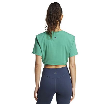 JD4208-K adidas Yoga Tee Kadın T-Shirt Yeşil