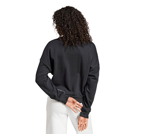 JE0016-K adidas W 3S Ft Swt Kadın Sweatshirt Siyah