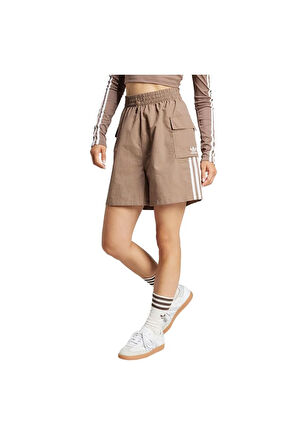 adidas 3S CARGO SHORTS Kadın  Kahverengi  Şort JC8132