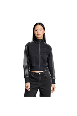 adidas Kadın  Siyah  Ceket DENIM TT Siyah JD3110