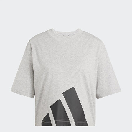 adidas W BL SJ BF T Mgreyh/Black Kadın Tişört