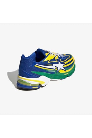 Orketro x Bape Limited Edition Sarı Mavi Yeşil Günlük Sneaker Ayakkabısı JQ2398