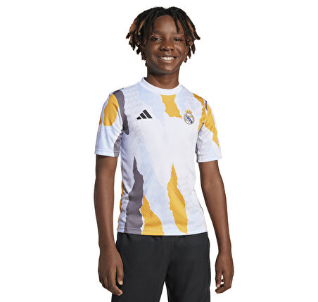 JJ3491-C adidas Real Madrid 24-25 çocuk Forma Beyaz