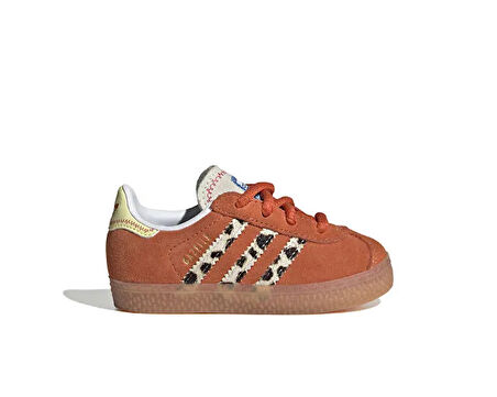 adidas  Gazelle Cf El I Bebek Günlük Ayakkabı JI0075 Turuncu