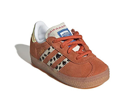 adidas  Gazelle Cf El I Bebek Günlük Ayakkabı JI0075 Turuncu