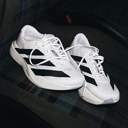 Adizero Evo Kadın Beyaz Koşu Ayakkabısı JH6208
