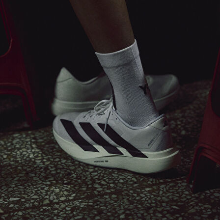 Adizero Evo Kadın Beyaz Koşu Ayakkabısı JH6208