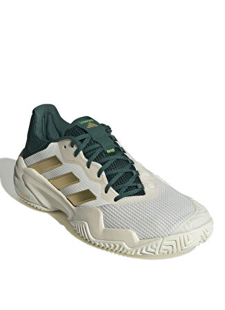 adidas IH5140 Barricade 13 M Vtg Beyaz - Koyu Yeşil Erkek Tenis Ayakkabısı