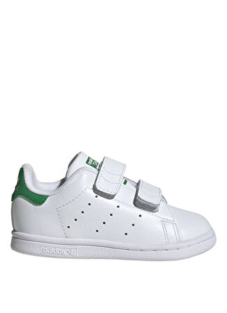 adidas Beyaz - Yeşil Bebek Yürüyüş Ayakkabısı JP9721-STAN SMITH CF I