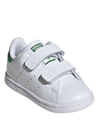 adidas Beyaz - Yeşil Bebek Yürüyüş Ayakkabısı JP9721-STAN SMITH CF I