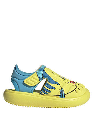 adidas Sarı - Mavi Bebek Sandalet IH1234-WATER SANDAL FLOUNDER I