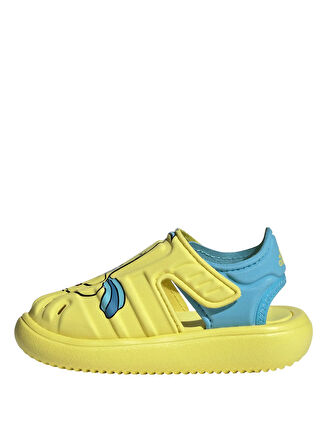 adidas Sarı - Mavi Bebek Sandalet IH1234-WATER SANDAL FLOUNDER I