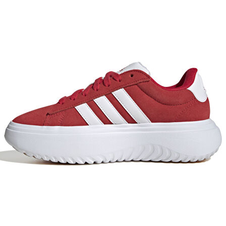 adidas GRAND COURT PLATFORM Kadın Kırmızı Spor Ayakkabı JS2950