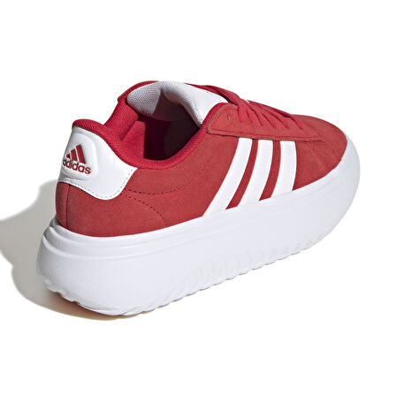 adidas GRAND COURT PLATFORM Kadın Kırmızı Spor Ayakkabı JS2950